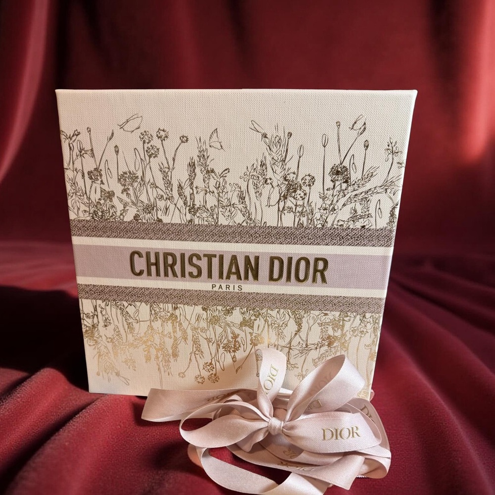 Christian Dior Floral Gift Box with Ribbon